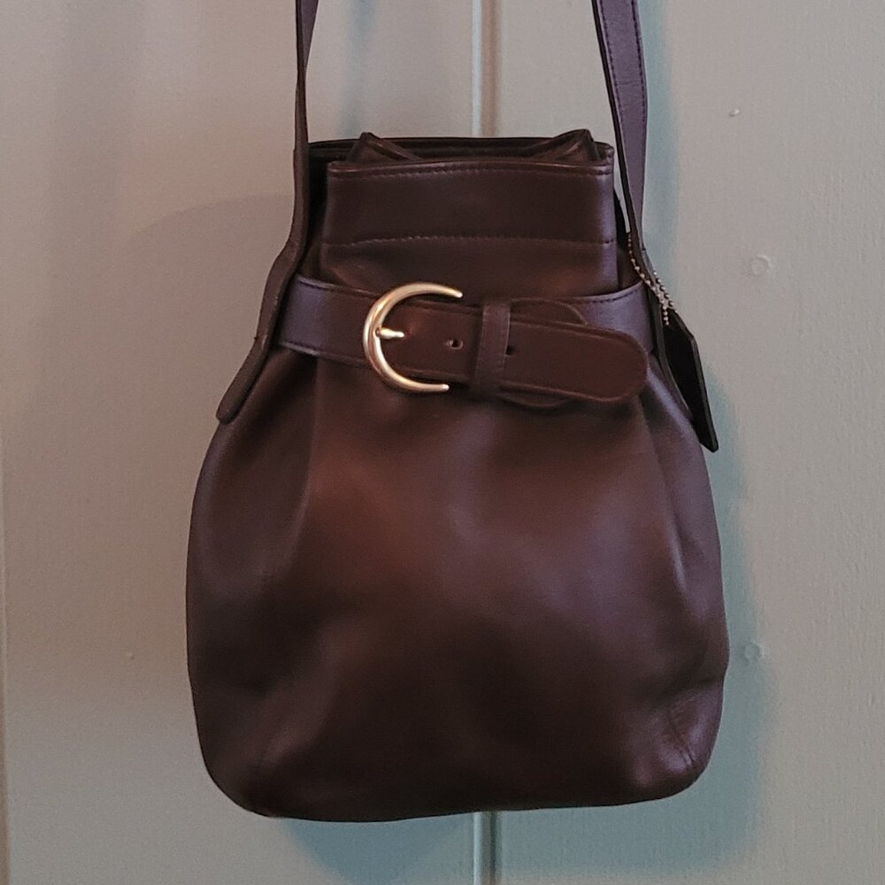 Vintage Coach Mini Bucket Sack Crossbody